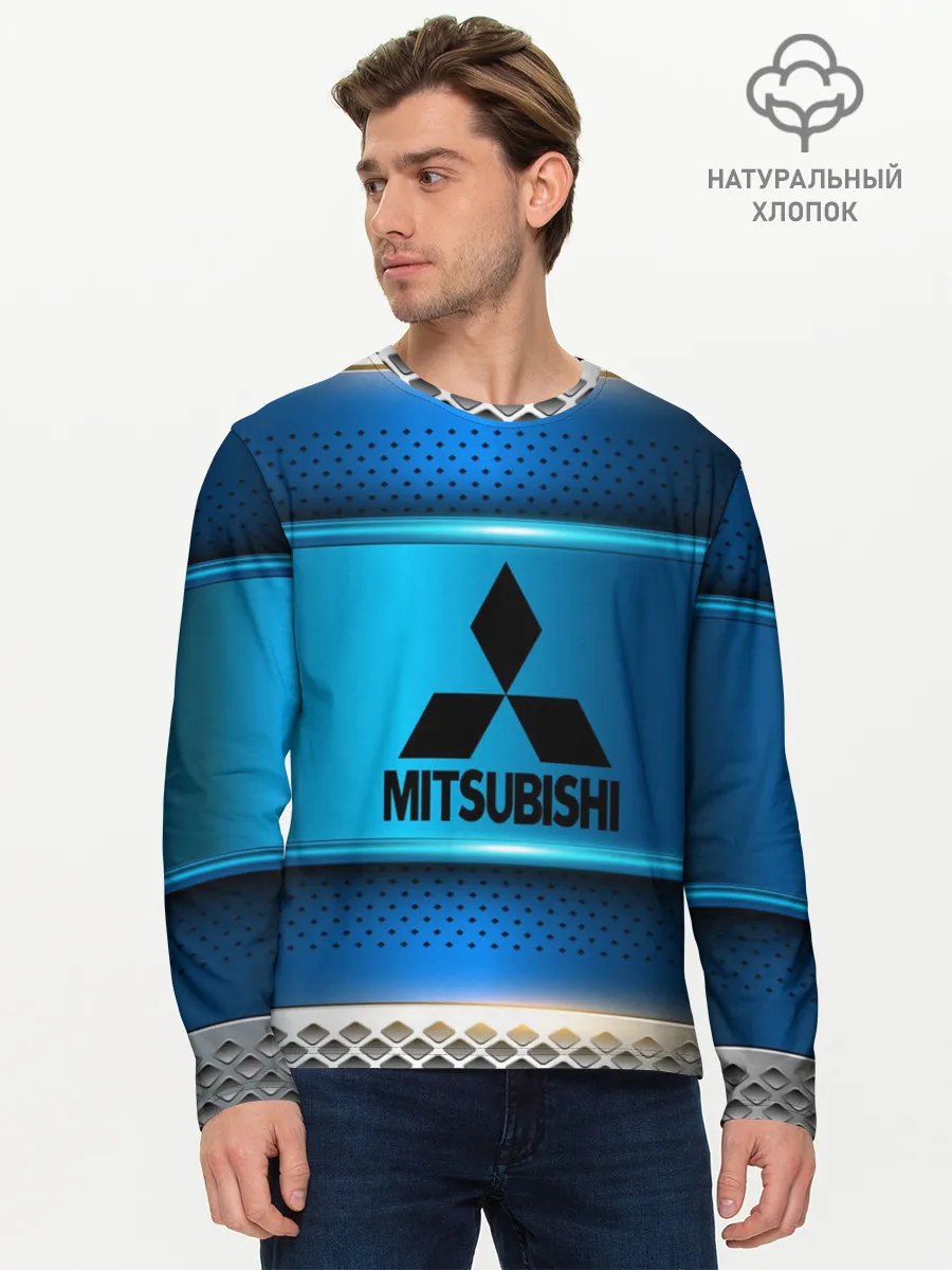 Мужской лонгслив базовый / MITSUBISHI sport collection