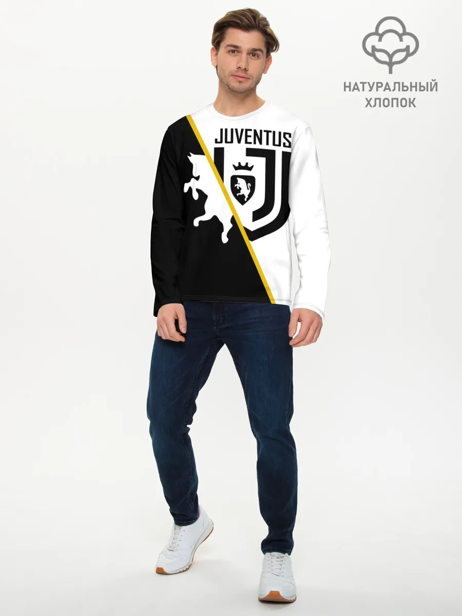 Мужской лонгслив базовый / JUVENTUS.