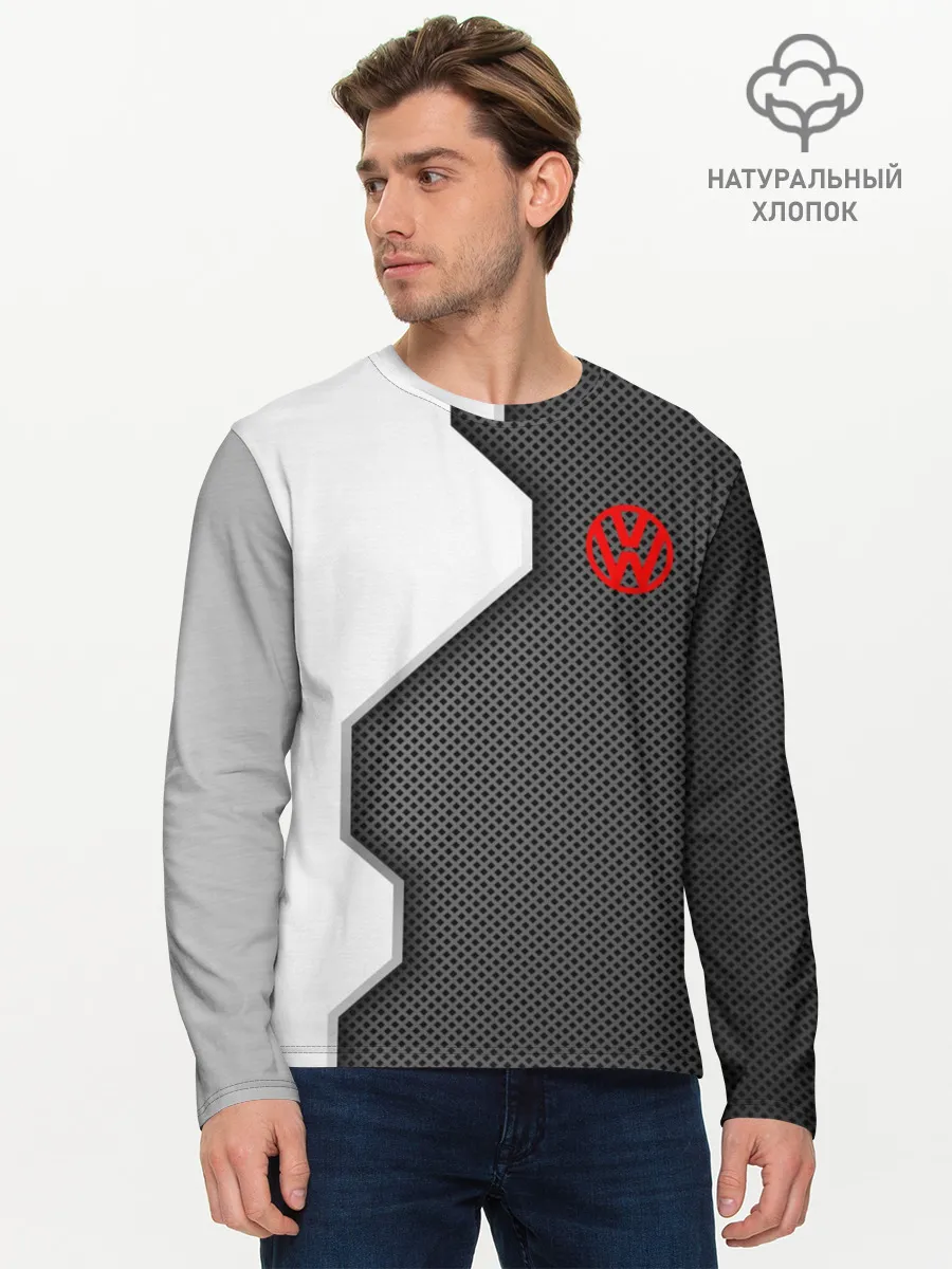 Мужской лонгслив базовый / Volkswagen sport uniform auto