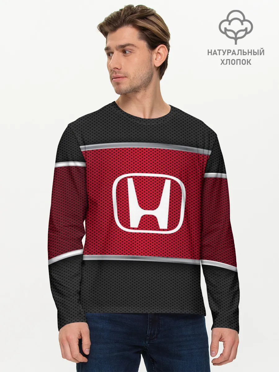 Мужской лонгслив базовый / HONDA SPORT