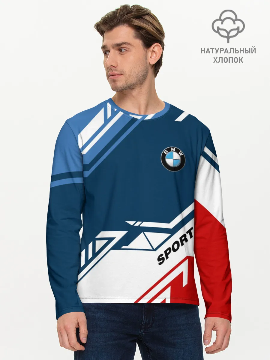 Мужской лонгслив базовый / BMW SPORT