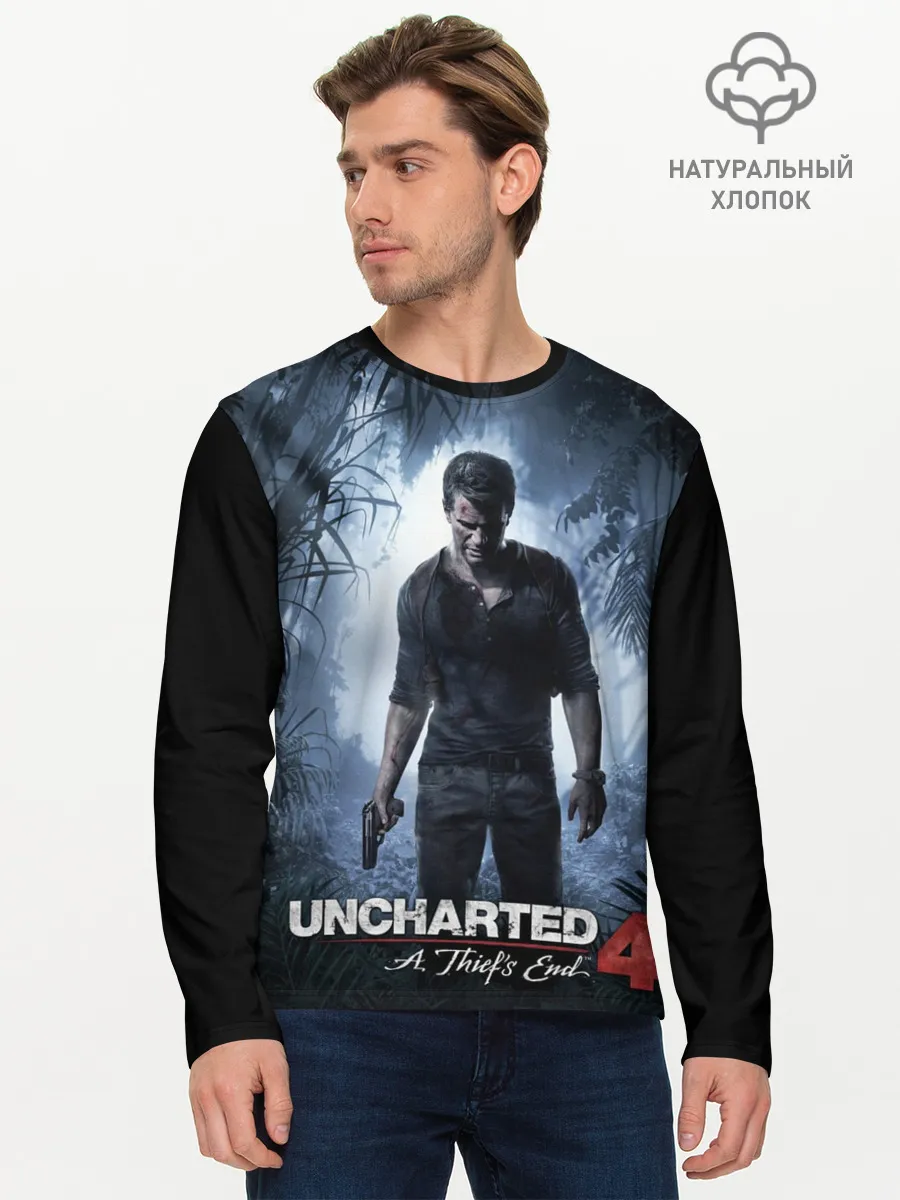 Мужской лонгслив базовый / Путь вора