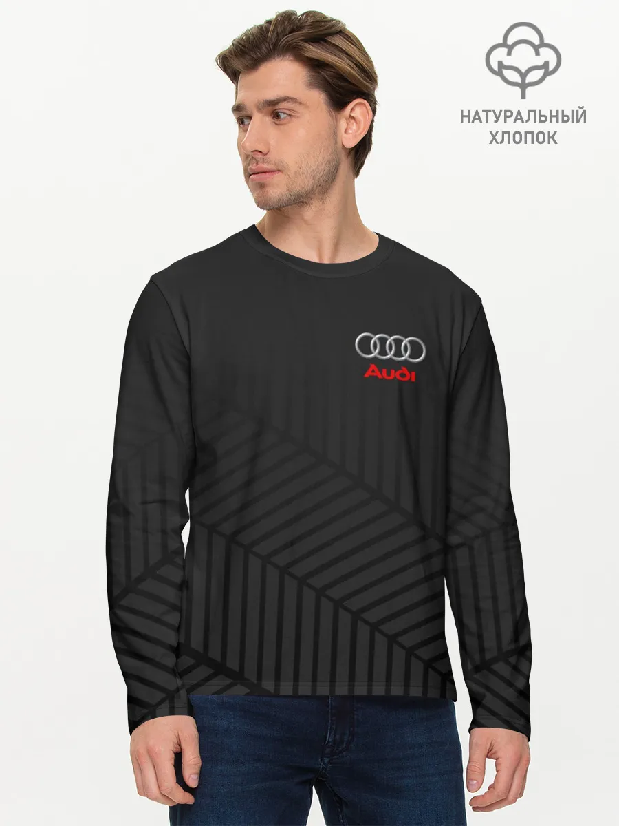 Мужской лонгслив базовый / AUDI SPORT
