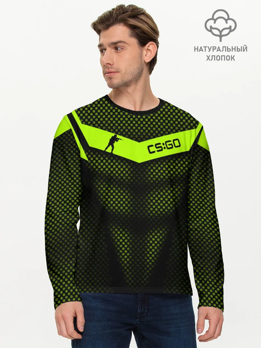 Мужской лонгслив базовый / CS:GO