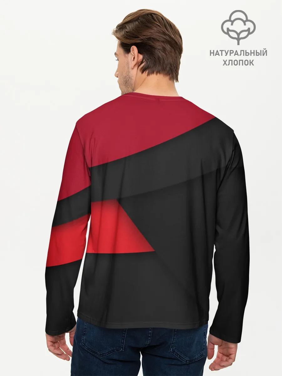 Мужской лонгслив базовый / Чикаго