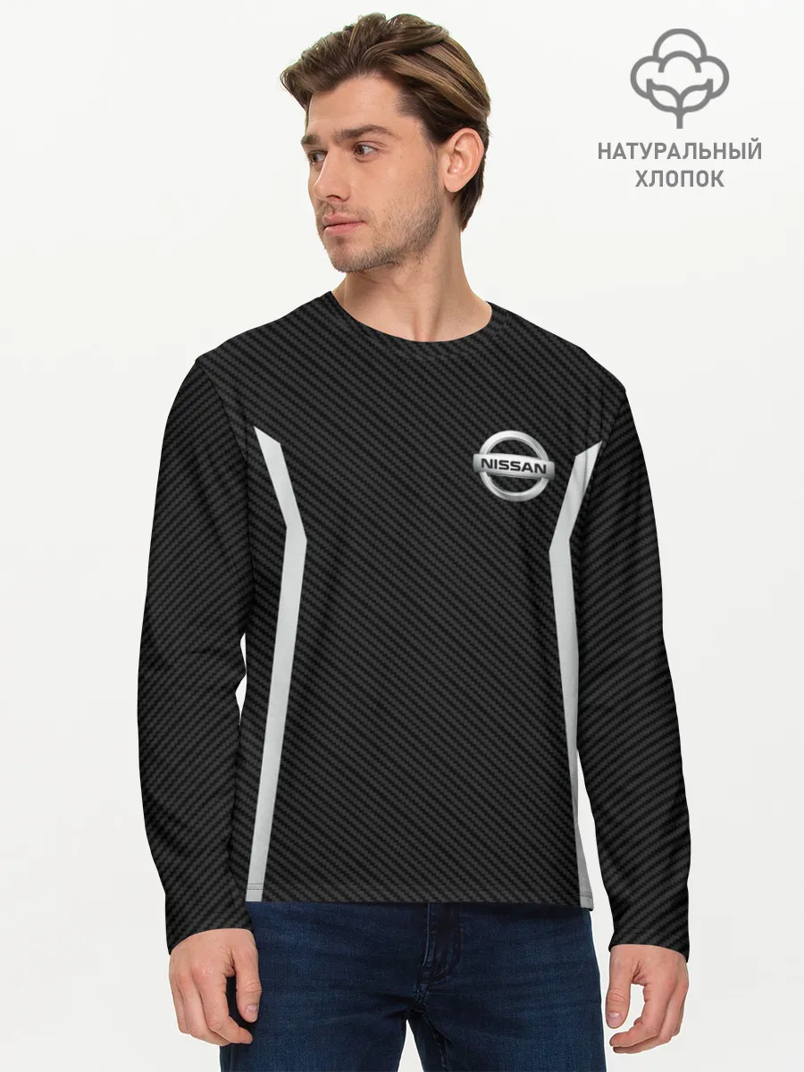 Мужской лонгслив базовый / NISSAN SPORT