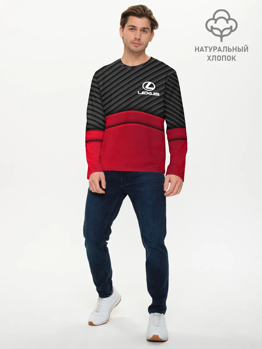 Мужской лонгслив базовый / LEXUS