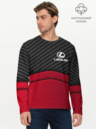 Мужской лонгслив базовый / LEXUS