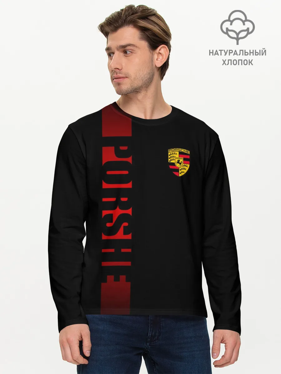 Мужской лонгслив базовый / PORSCHE SPORT