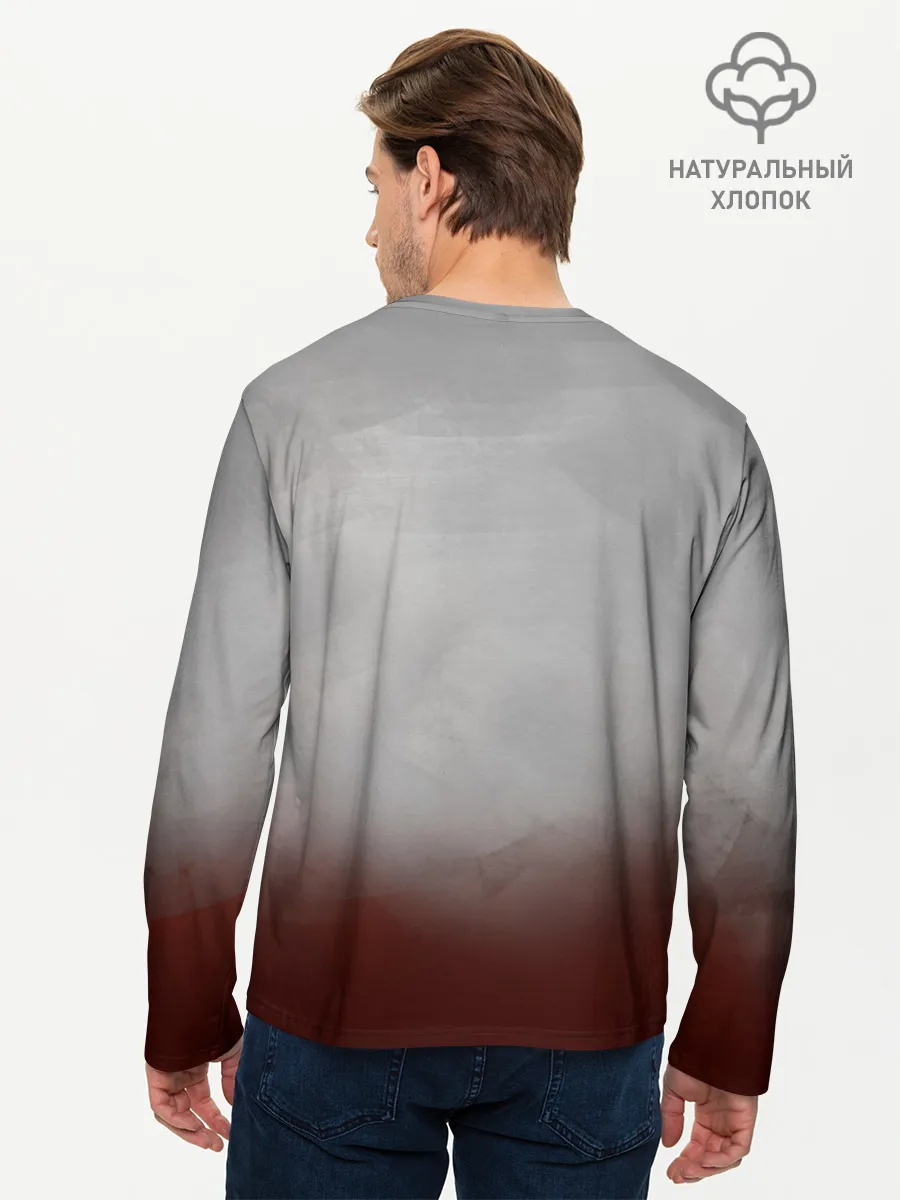 Мужской лонгслив базовый / Рыцарь на коне