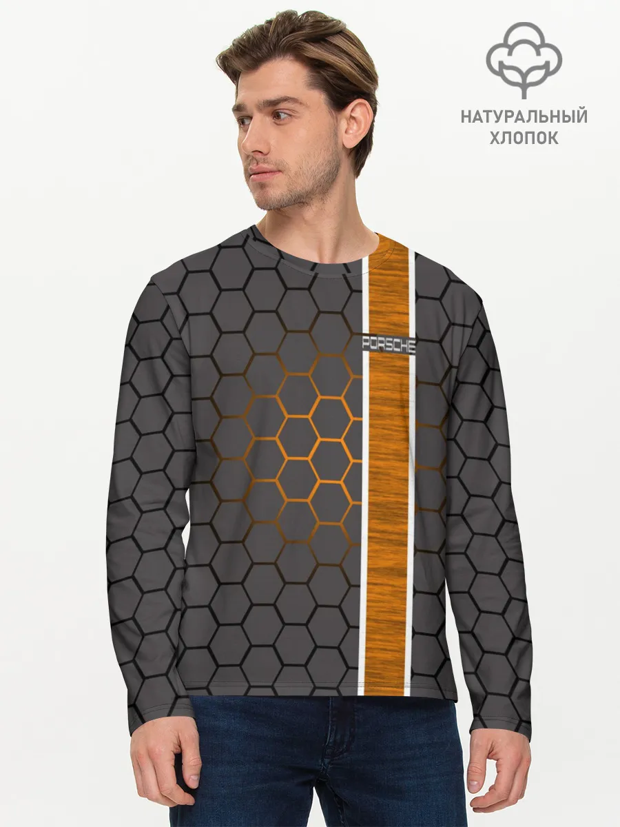 Мужской лонгслив базовый / Porsche
