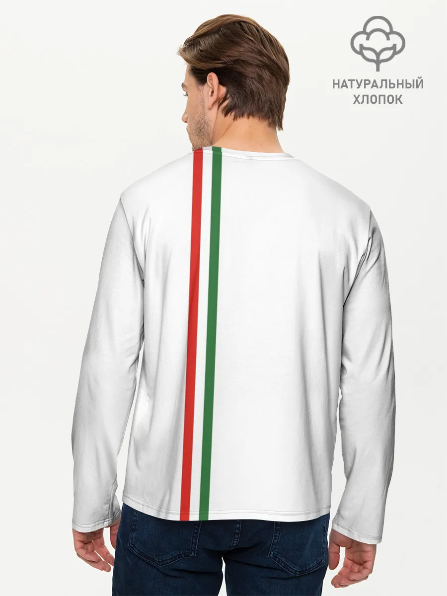 Мужской лонгслив базовый / Чеченская республика