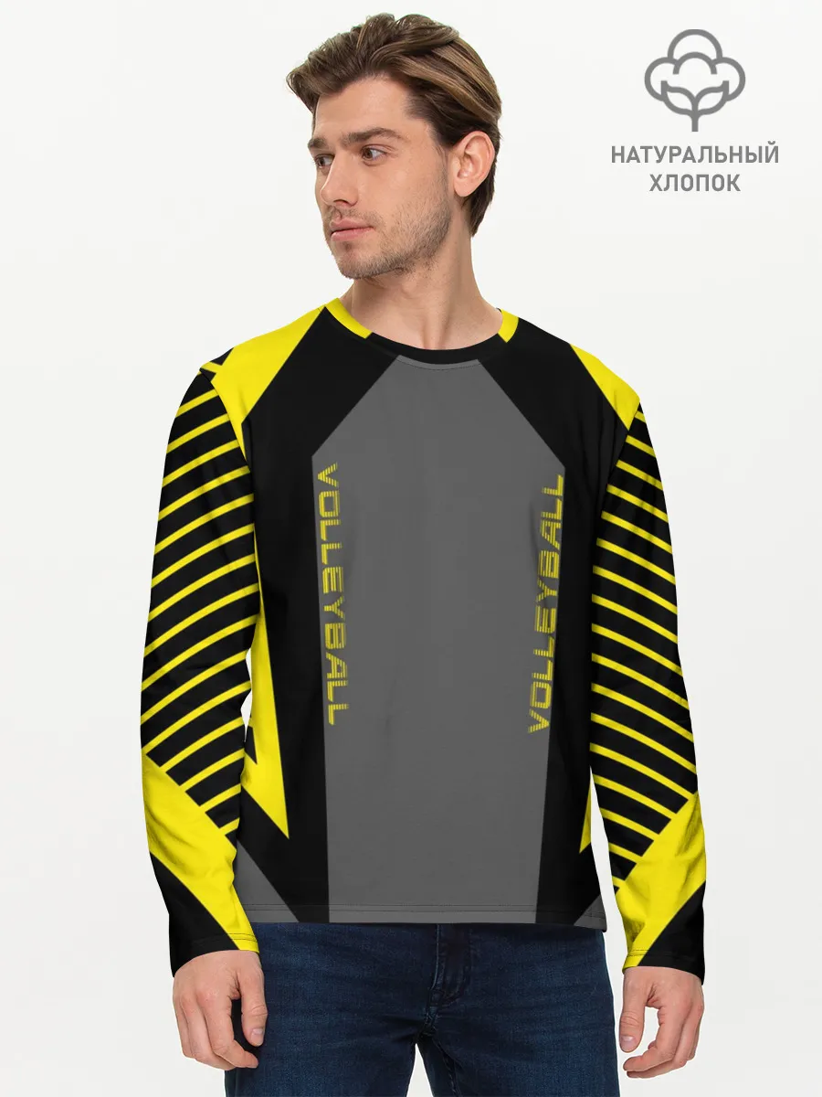 Мужской лонгслив базовый / Volleyball