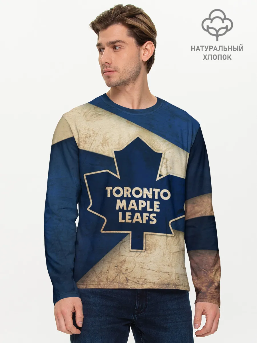 Мужской лонгслив базовый / Торонто олд