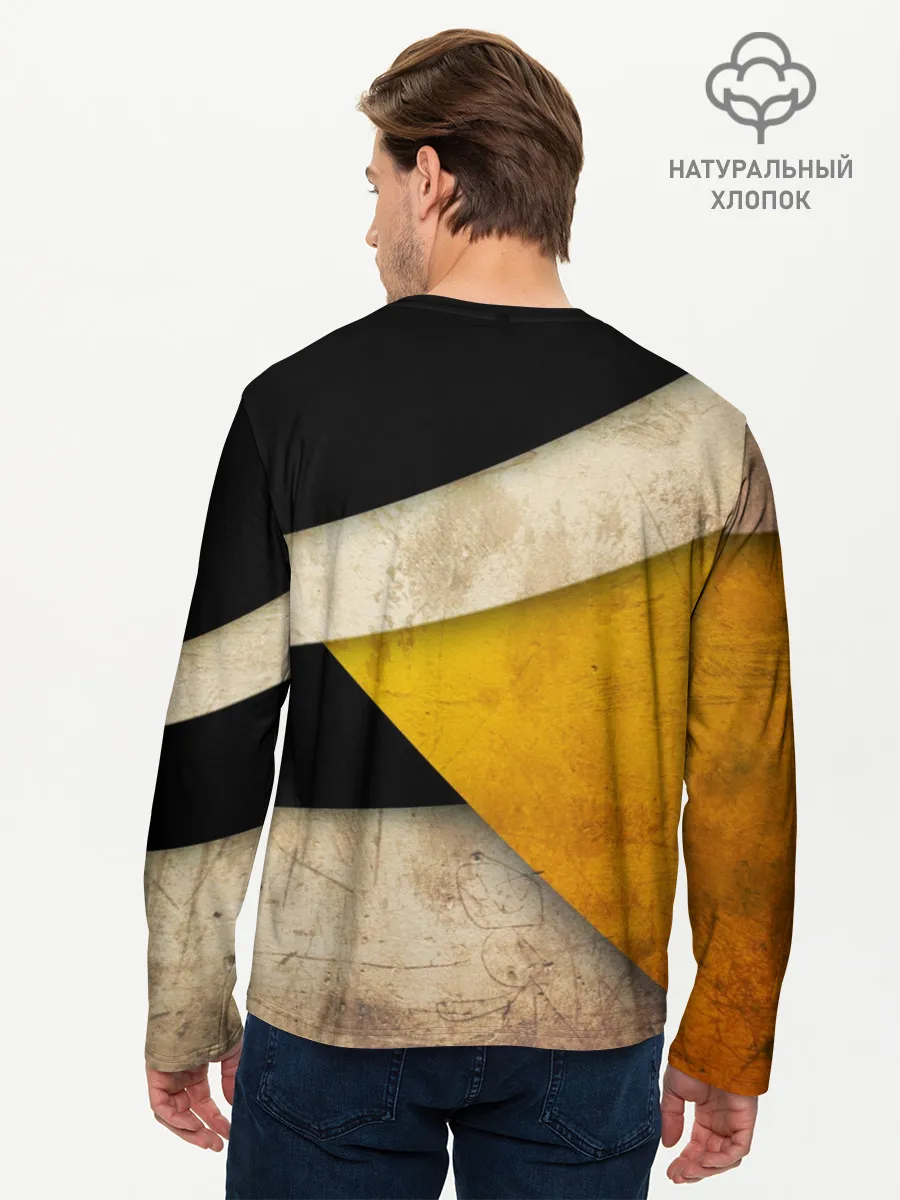 Мужской лонгслив базовый / Ювентус олд