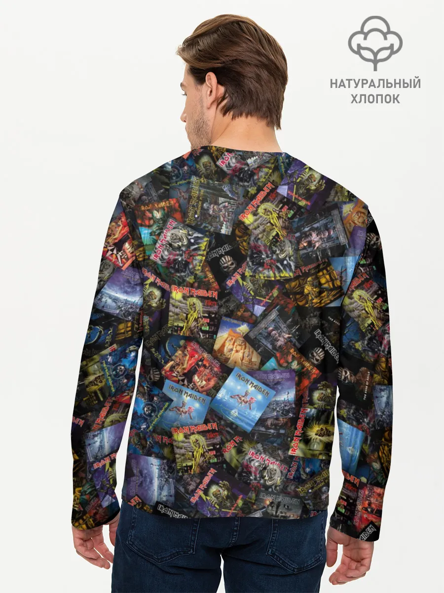 Мужской лонгслив базовый / Iron Maiden. Дискография