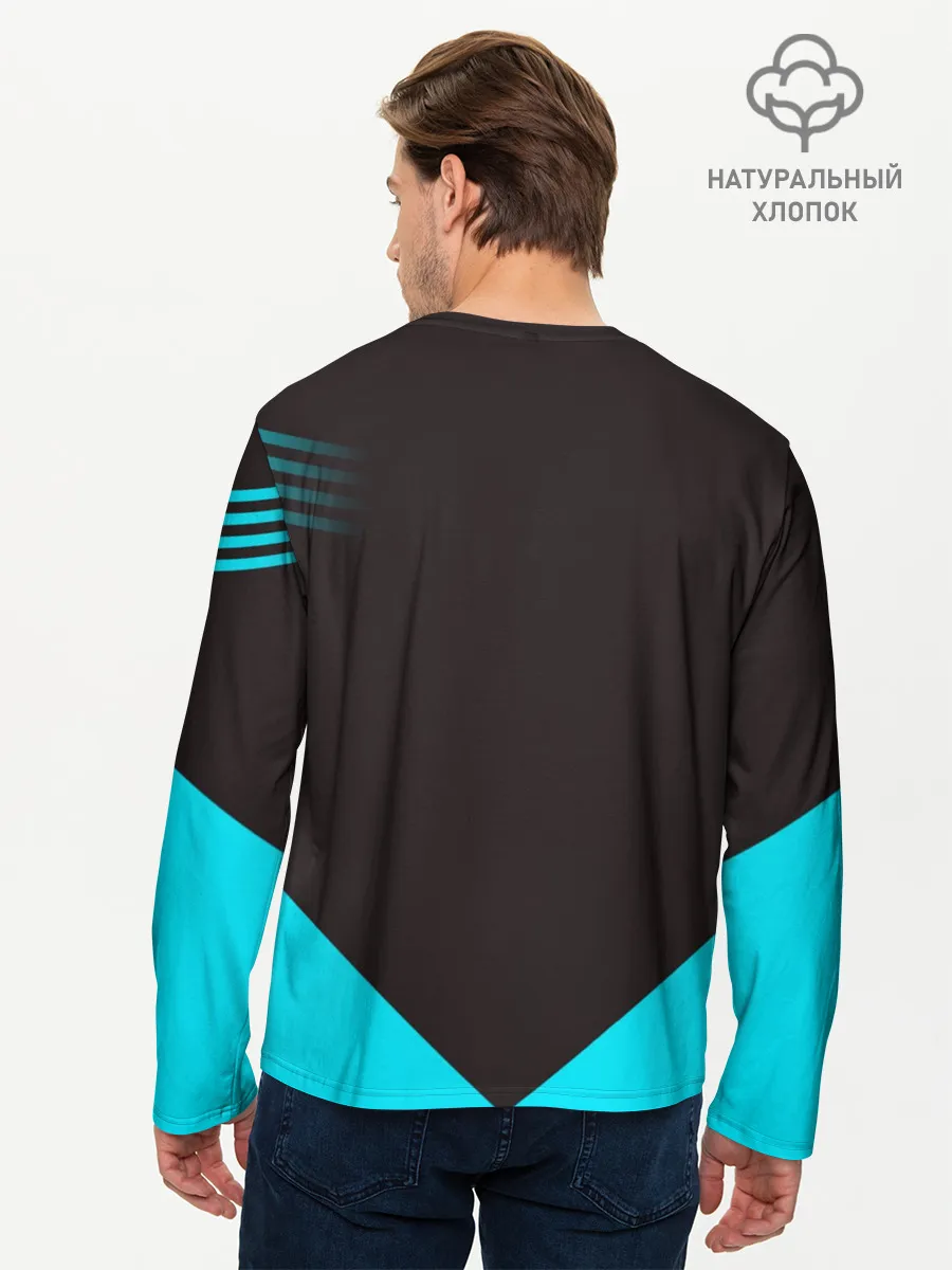 Мужской лонгслив базовый / volleyball