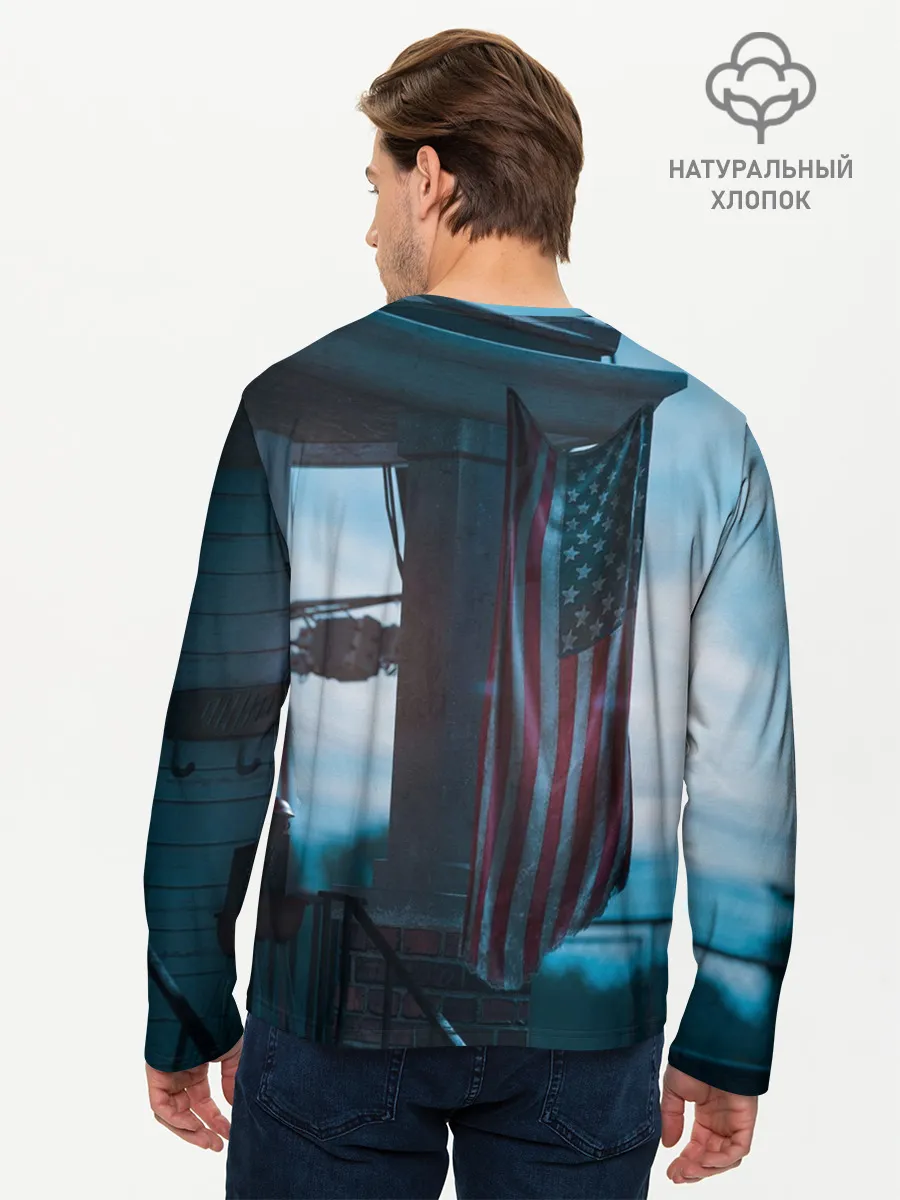 Мужской лонгслив базовый / Detroit: Become Human - Markus