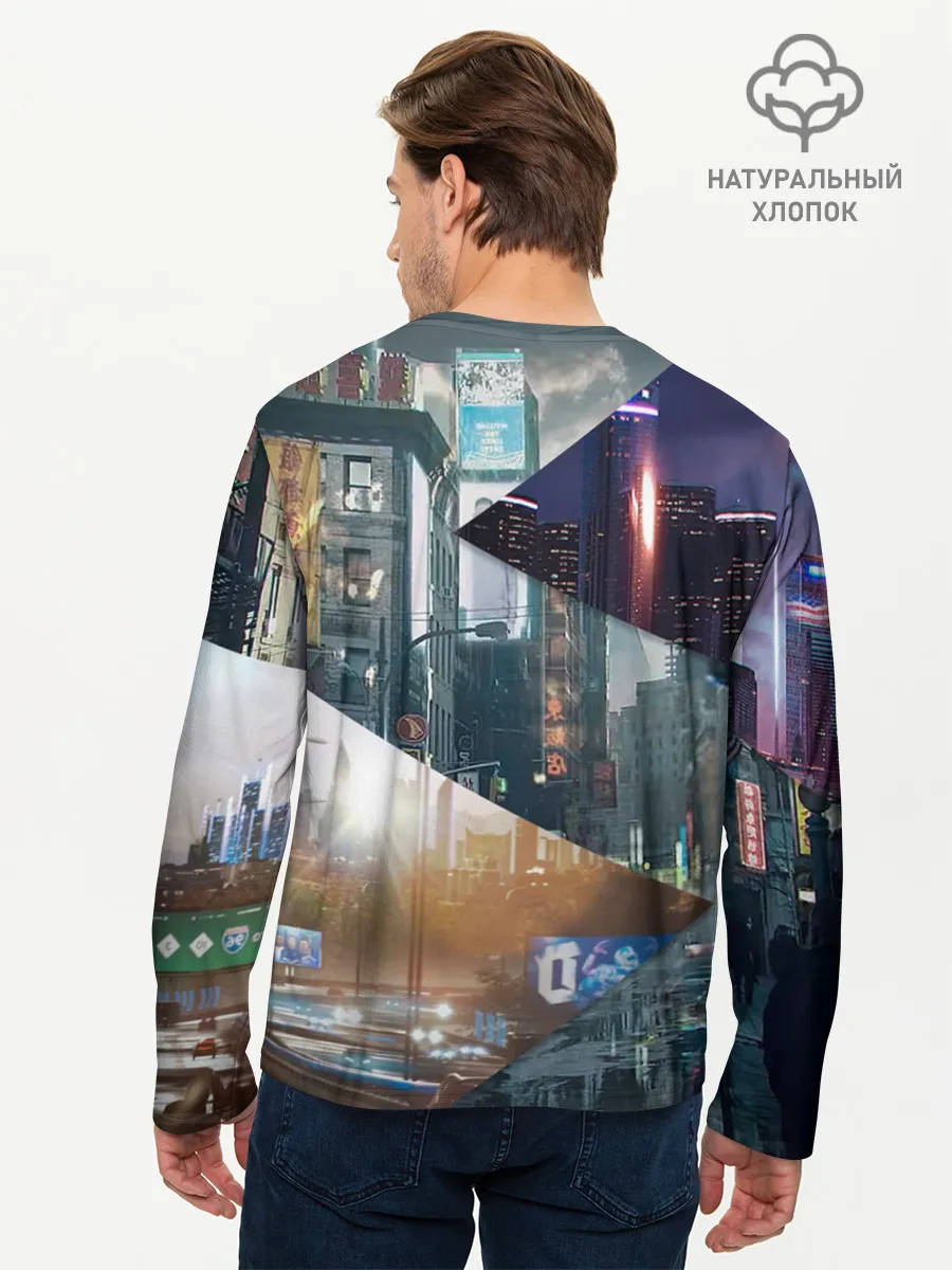 Мужской лонгслив базовый / Detroit: Become Human