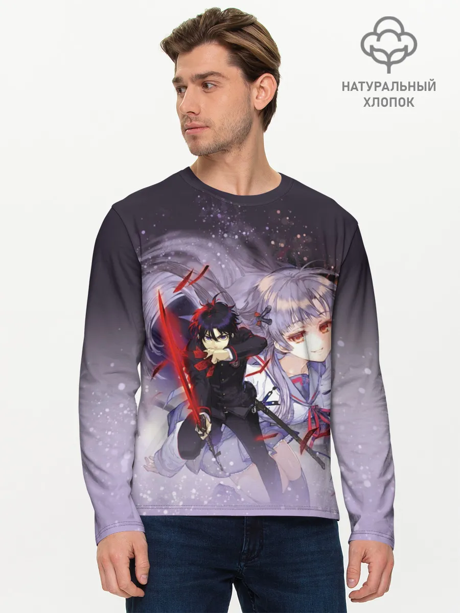 Мужской лонгслив базовый / Seraph of the End