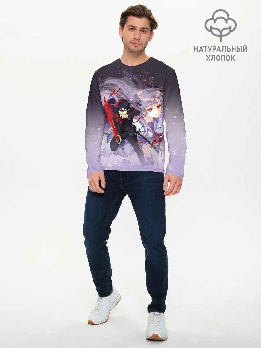 Мужской лонгслив базовый / Seraph of the End