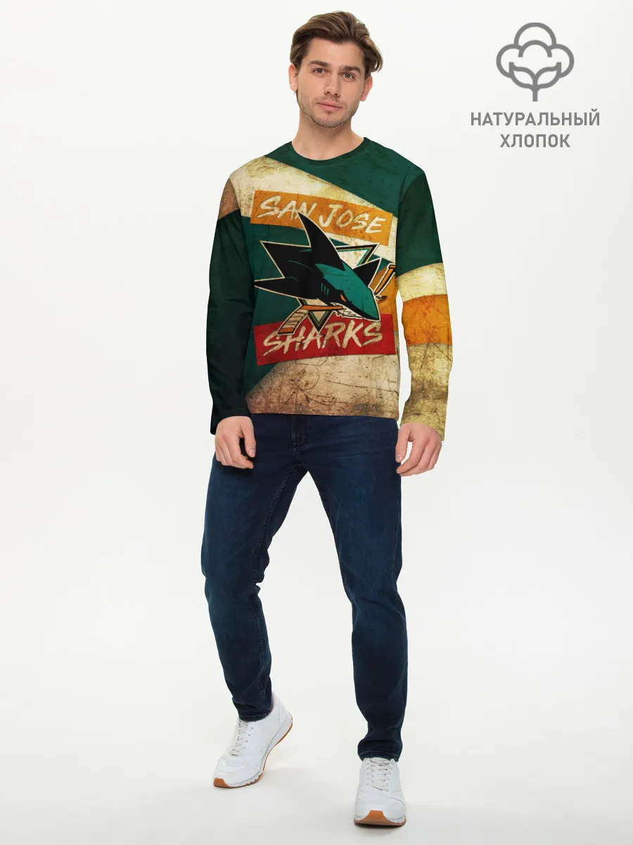 Мужской лонгслив базовый / Сан Хосе Олд