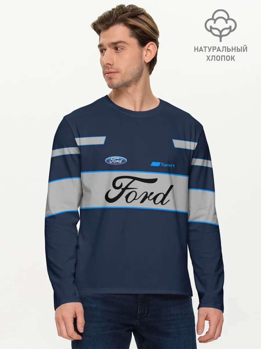Мужской лонгслив базовый / Ford