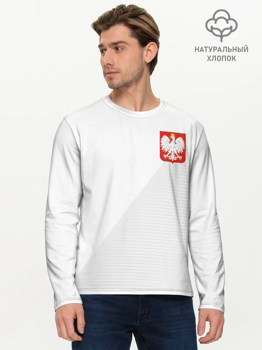Мужской лонгслив базовый / Польша домашняя форма