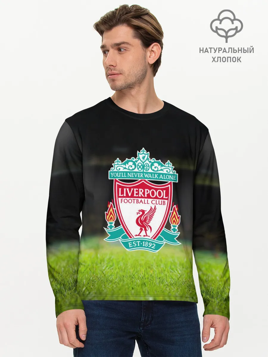 Мужской лонгслив базовый / LIVERPOOL