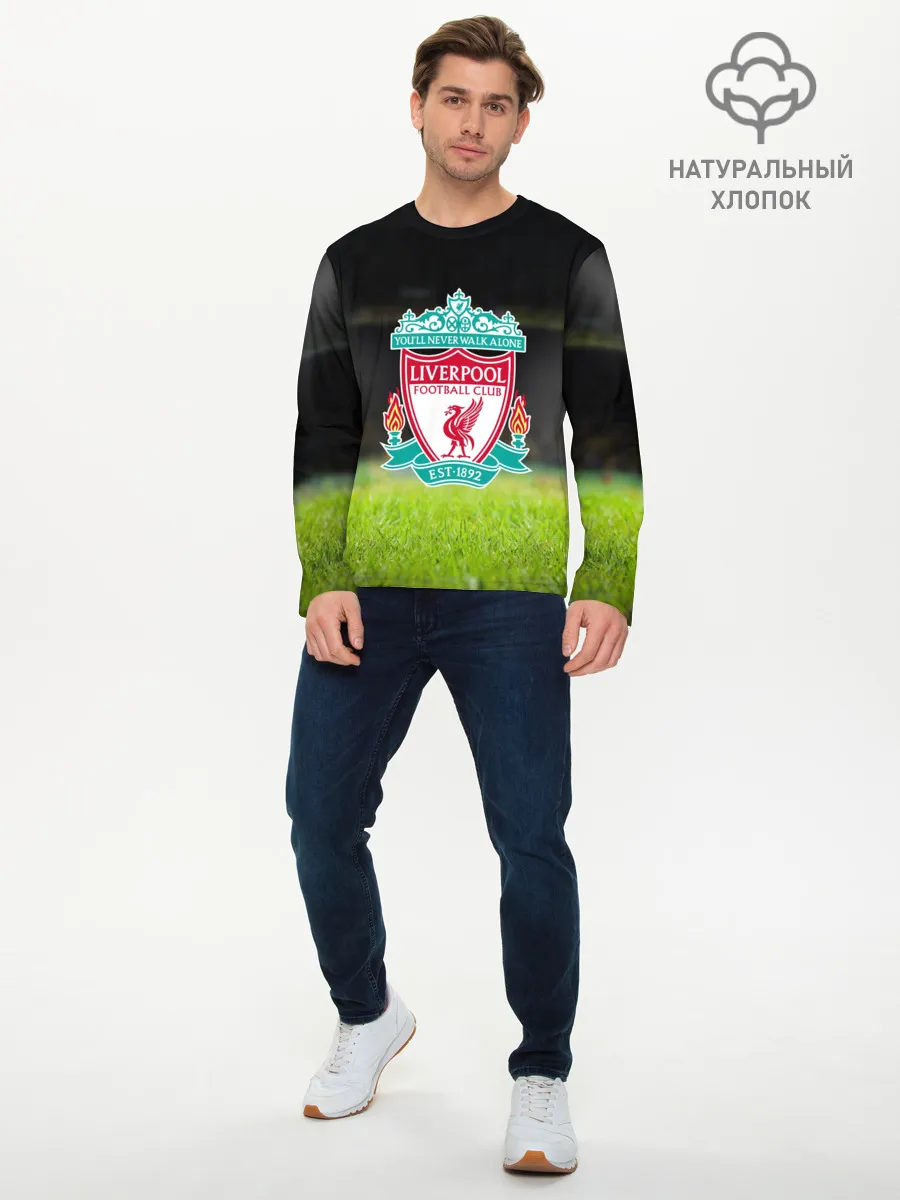 Мужской лонгслив базовый / LIVERPOOL