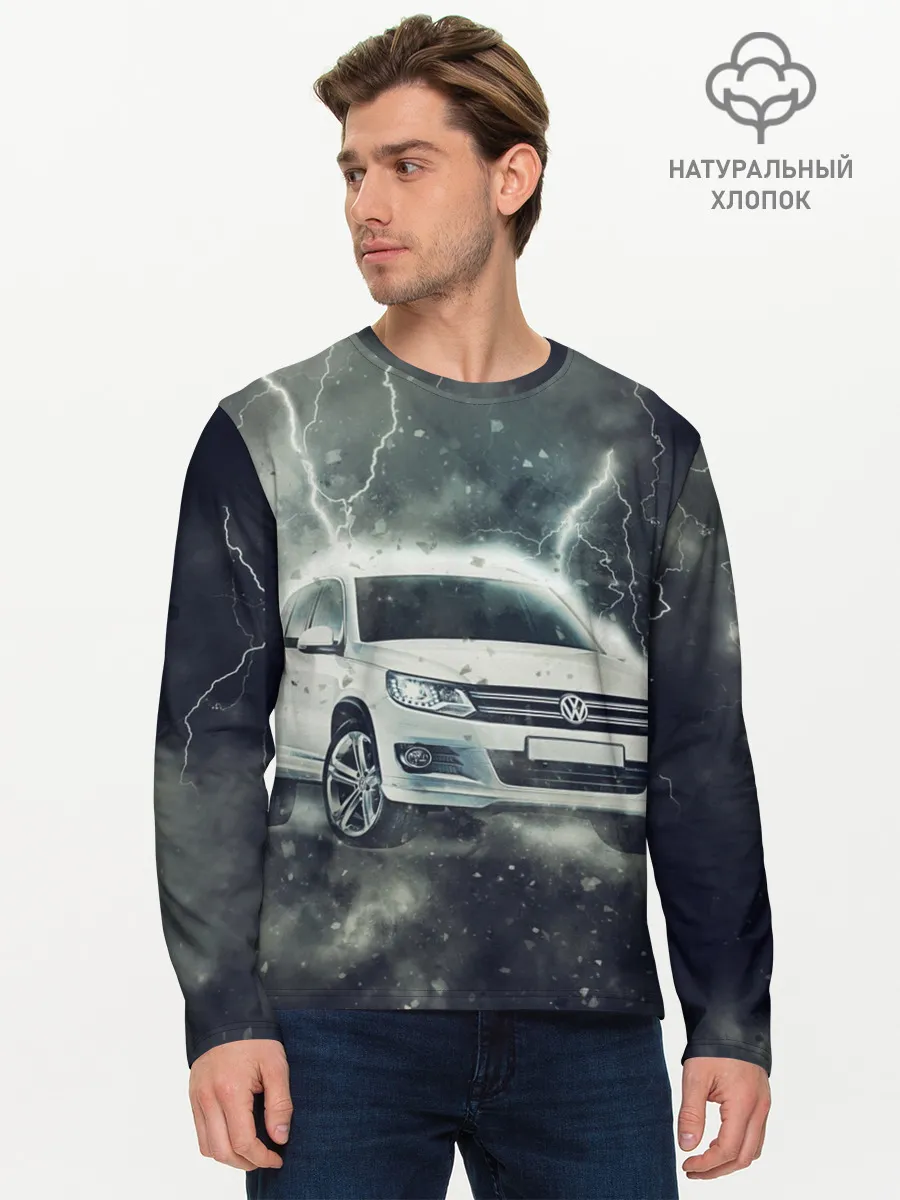 Мужской лонгслив базовый / Volkswagen Tiguan