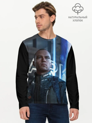 Мужской лонгслив базовый / Markus. Detroit: Become Human