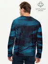 Мужской лонгслив базовый / Холодные краски