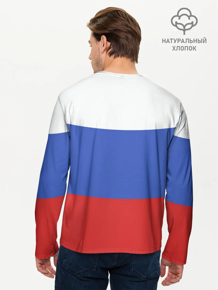 Мужской лонгслив базовый / Футбол Россия