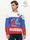 Мужской лонгслив базовый / Футбол Россия