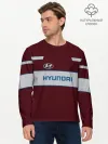 Мужской лонгслив базовый / Hyundai