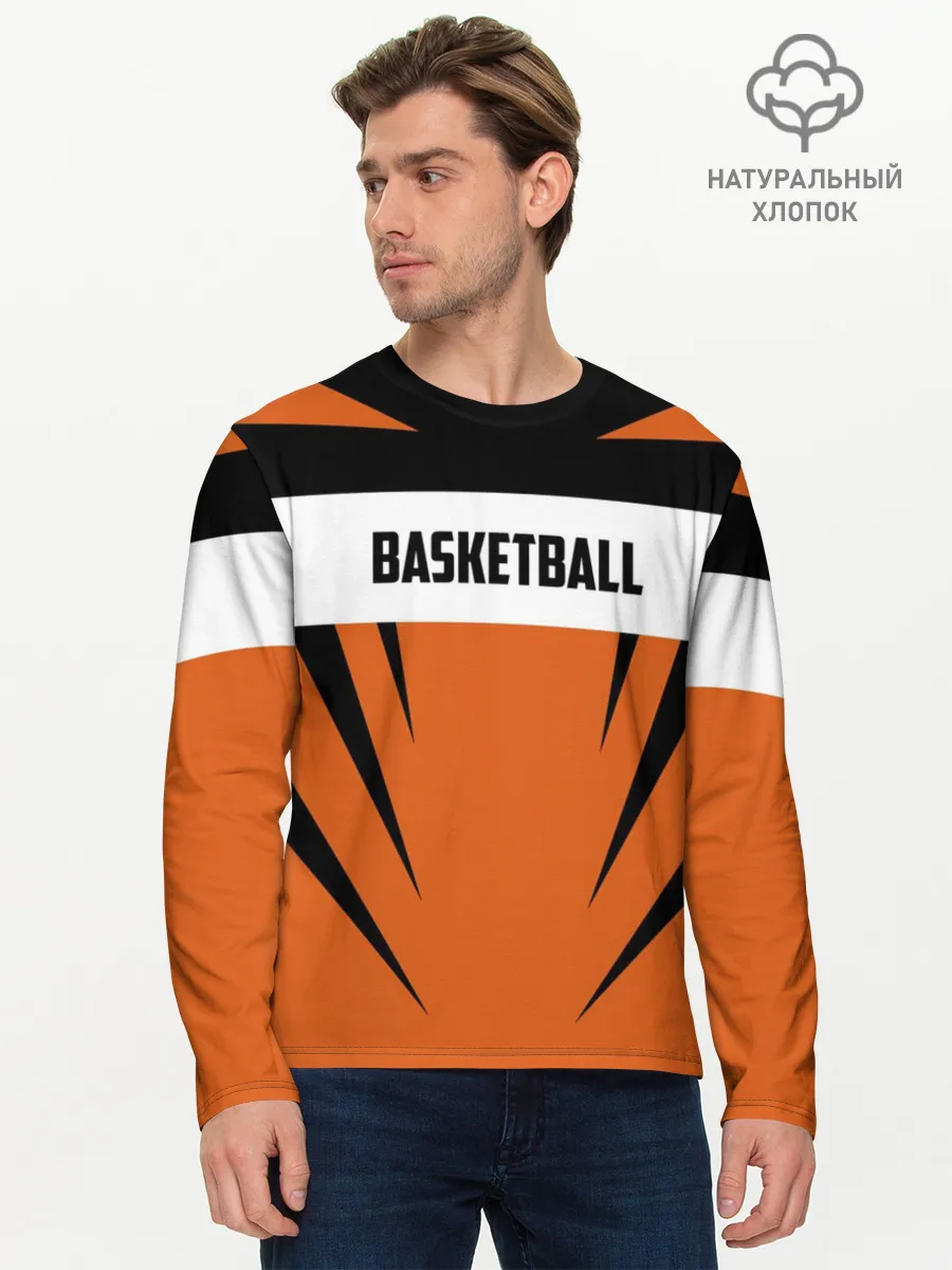 Мужской лонгслив базовый / Basketball