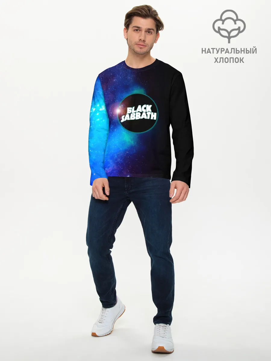 Мужской лонгслив базовый / Black Sabbath
