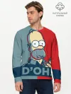 Мужской лонгслив базовый / Homer Simpson