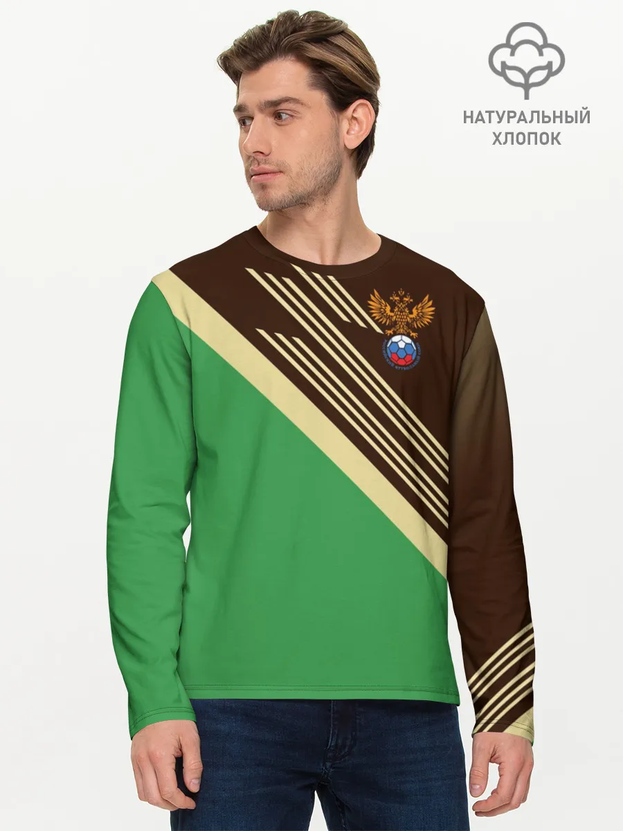 Мужской лонгслив базовый / КОМАНДА РОССИИ.