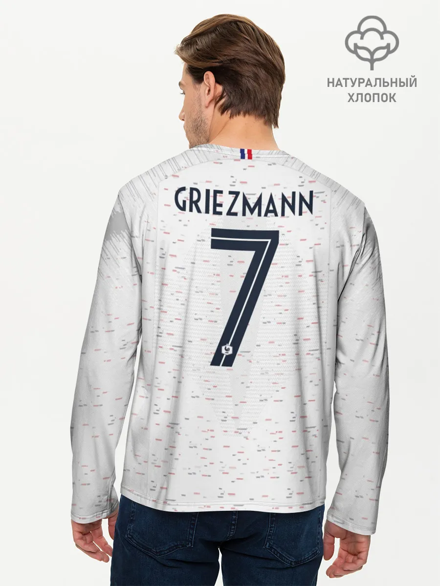 Мужской лонгслив базовый / Griezmann away WC 2018