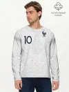 Мужской лонгслив базовый / Mbappe away WC 2018