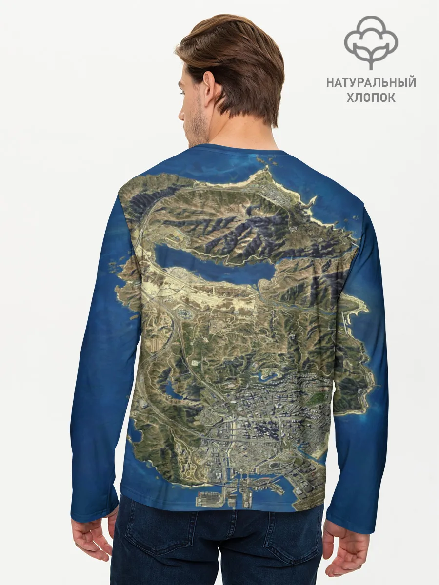 Мужской лонгслив базовый / GTA