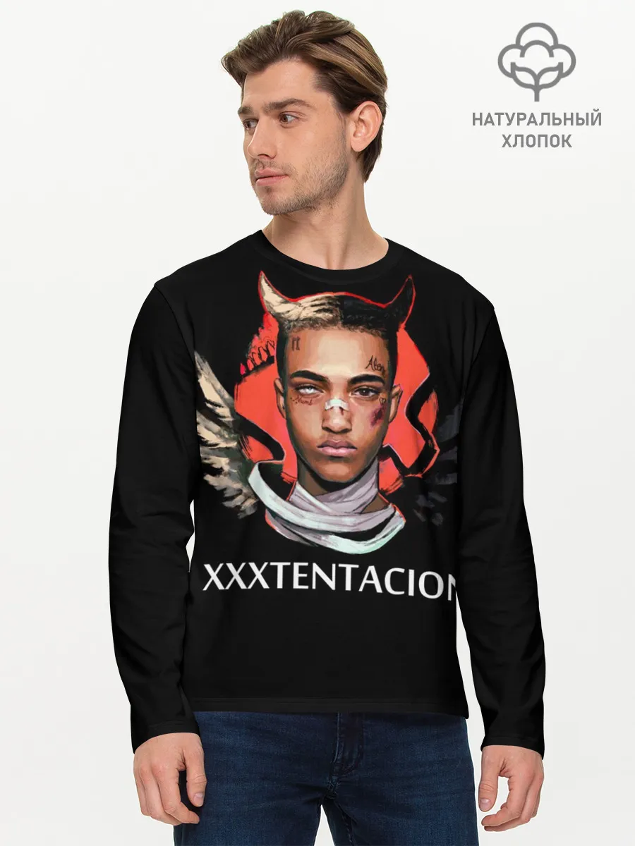 Мужской лонгслив базовый / XXXtentacion