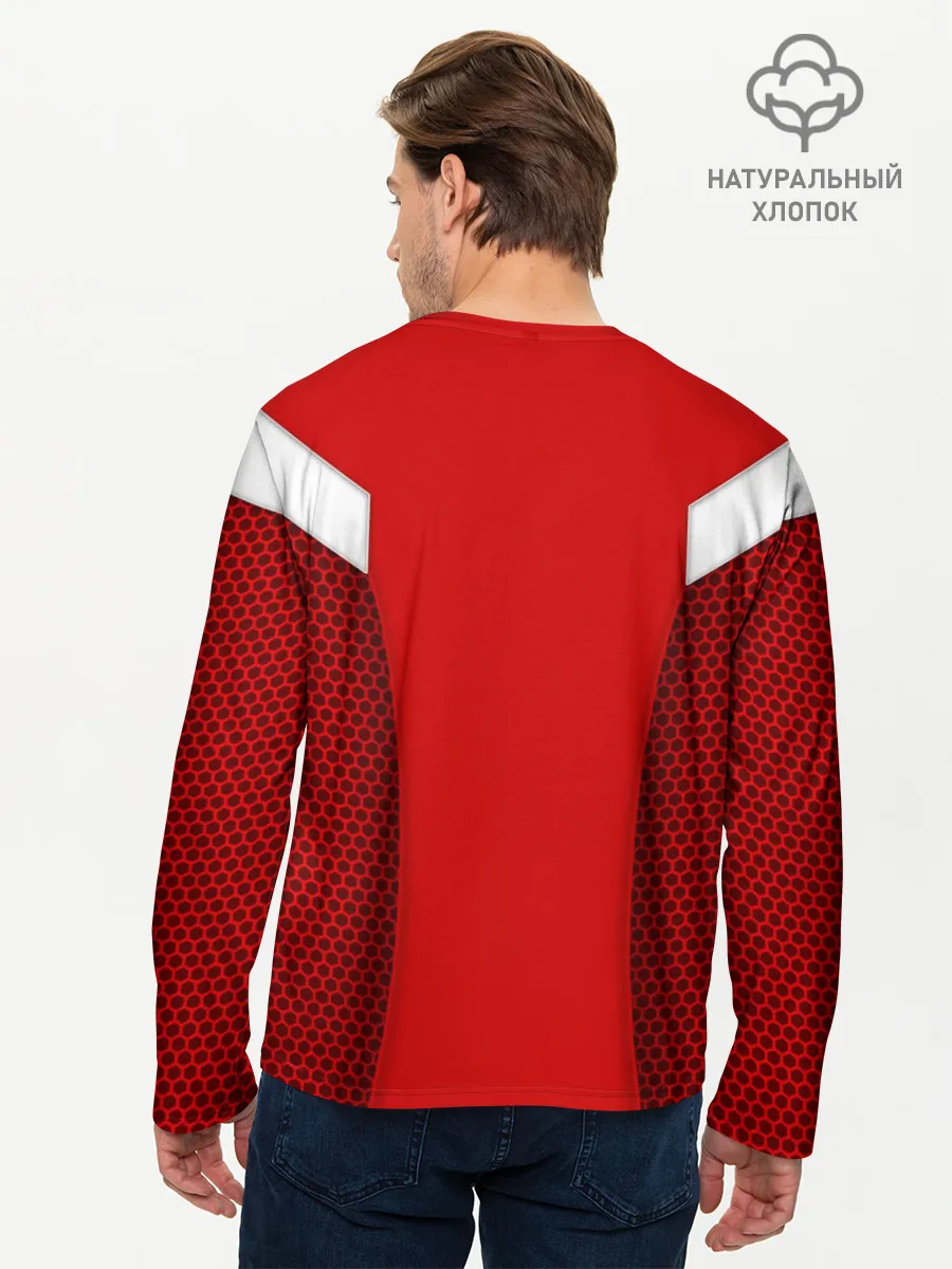 Мужской лонгслив базовый / Россия чемпионат мира 2018