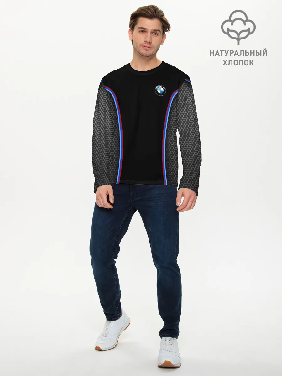 Мужской лонгслив базовый / BMW Sport