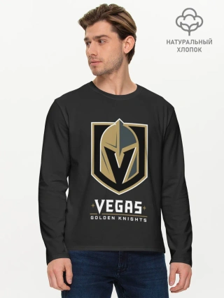 Мужской лонгслив базовый / Vegas Golden Knights