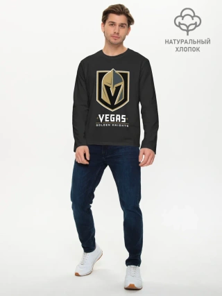 Мужской лонгслив базовый / Vegas Golden Knights