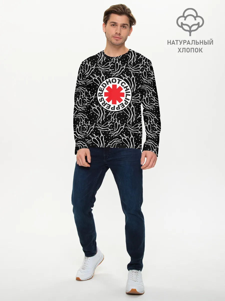 Мужской лонгслив базовый / Red Hot Chili Peppers