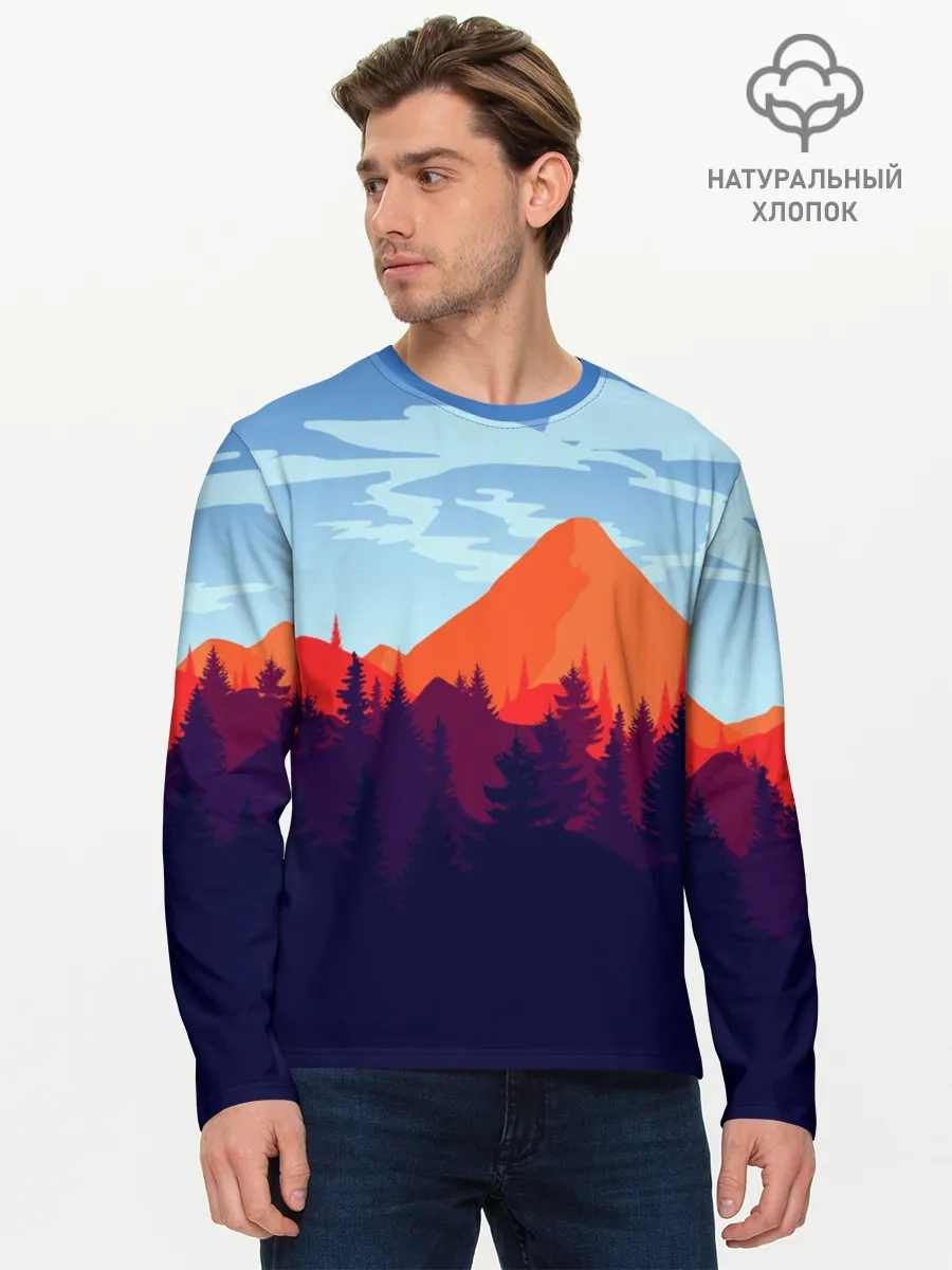 Мужской лонгслив базовый / Firewatch collection